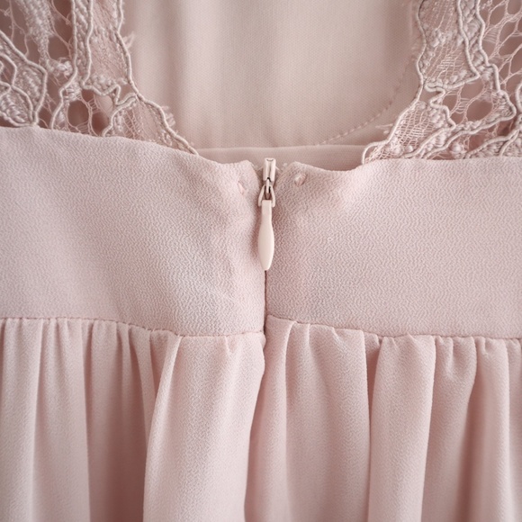 TFNC Bridesmaid Open Back Lace Maxi - Mink… - Picture 8 of 10